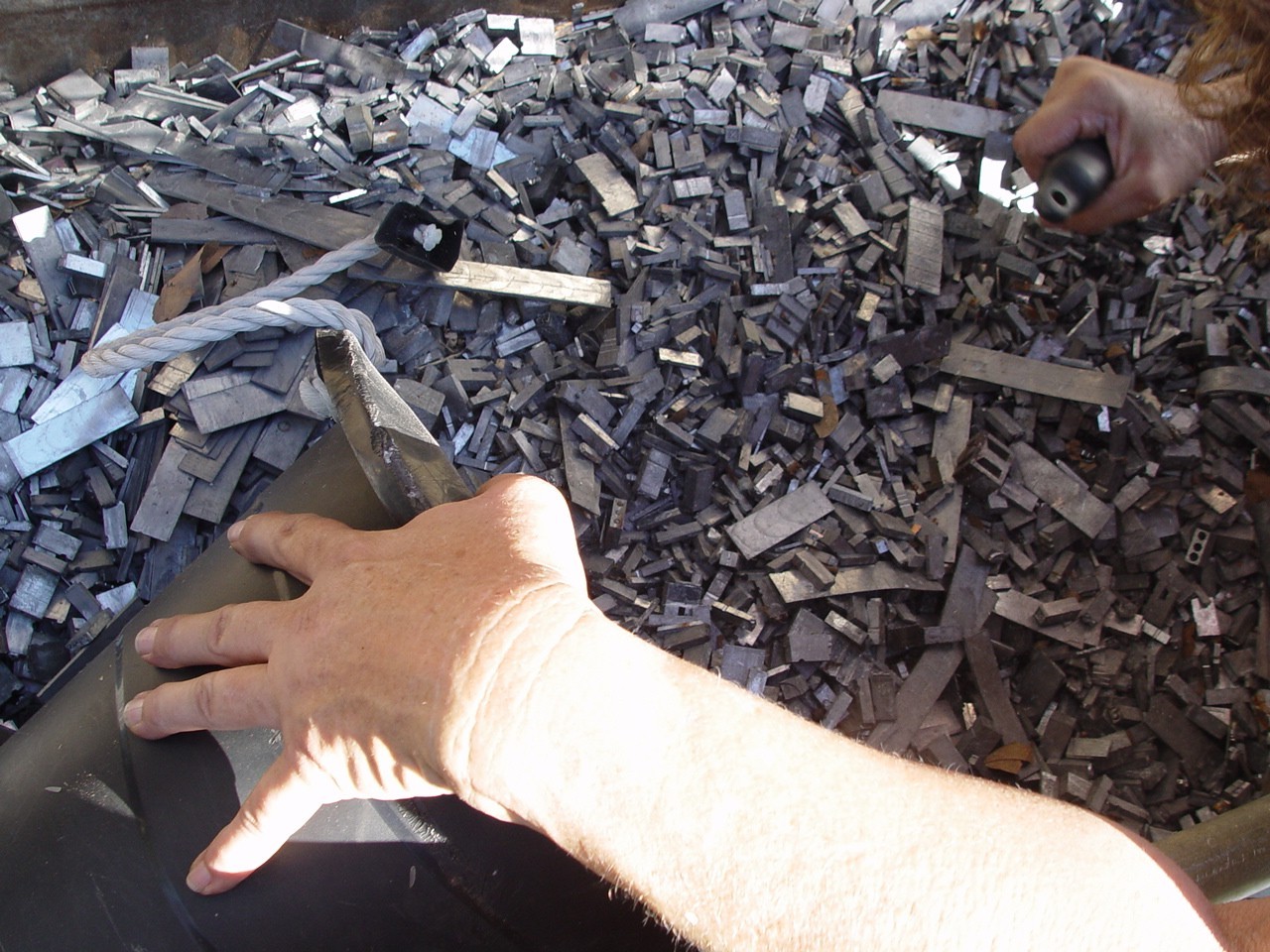 30 Lbs Linotype bars super clean. Bullet casting, industrial use. Hand smelted!