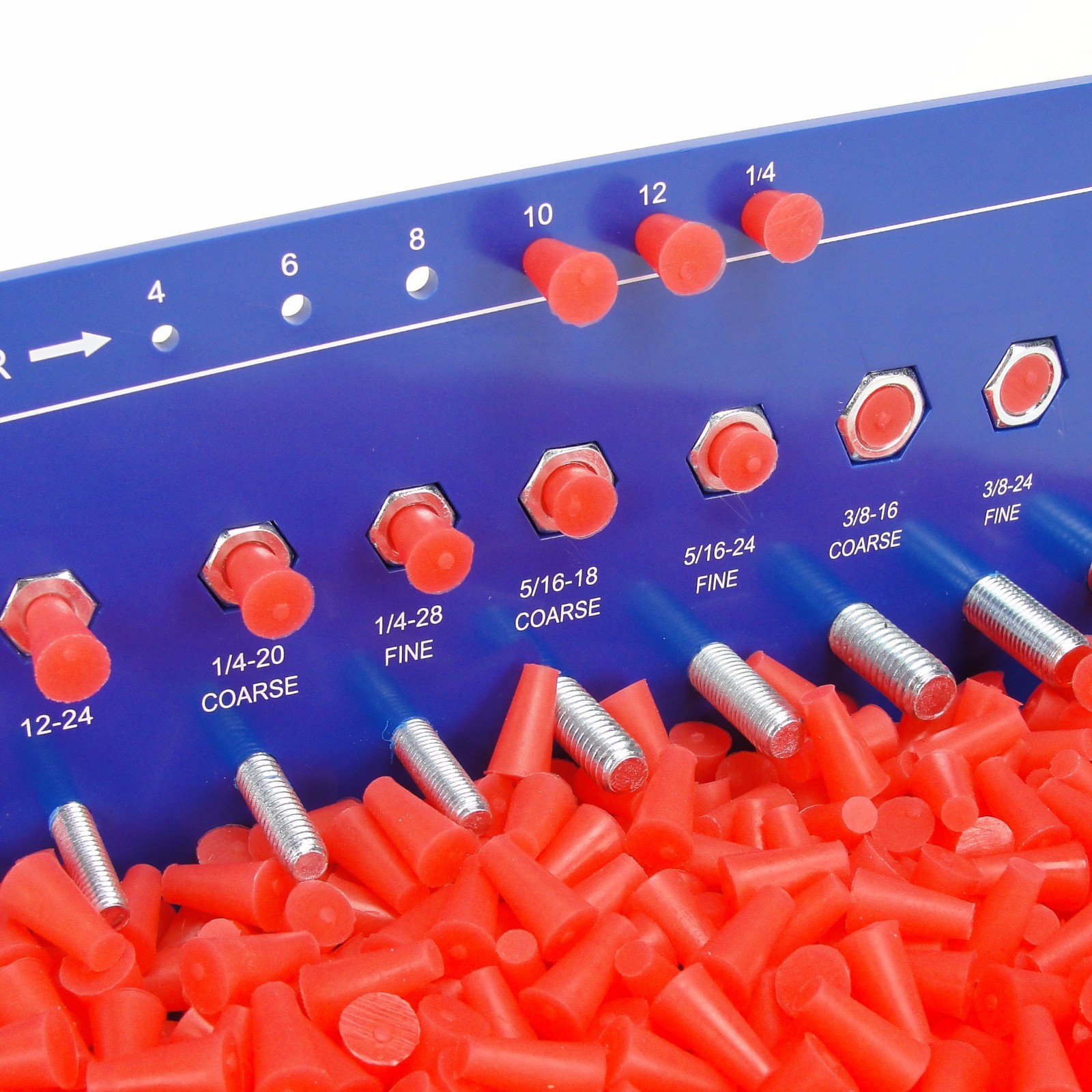 High Temp Masking Supply .187" x .343" STP103 Silicone Rubber Plugs - 50 Pack