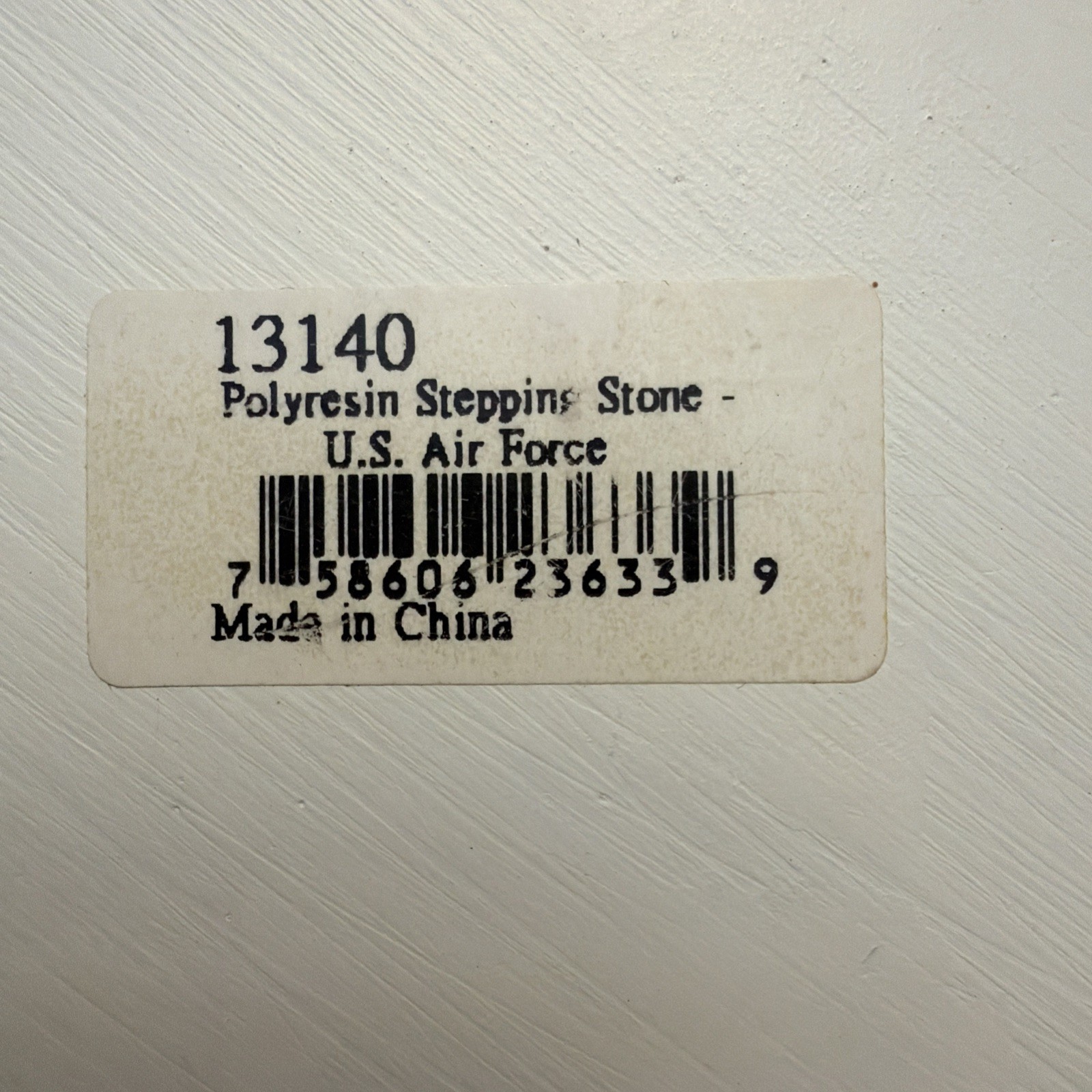 Dept Of The Air Force Stepping Stone Poly Resin Hanging Wall Plaque 9”