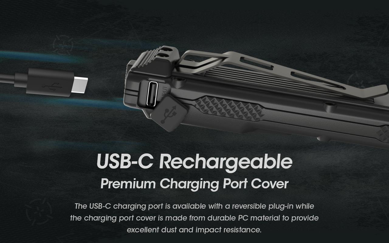 Nitecore EDC27 3000 Lumen USB Rechargeable Slim Body LED Flashlight w/charger