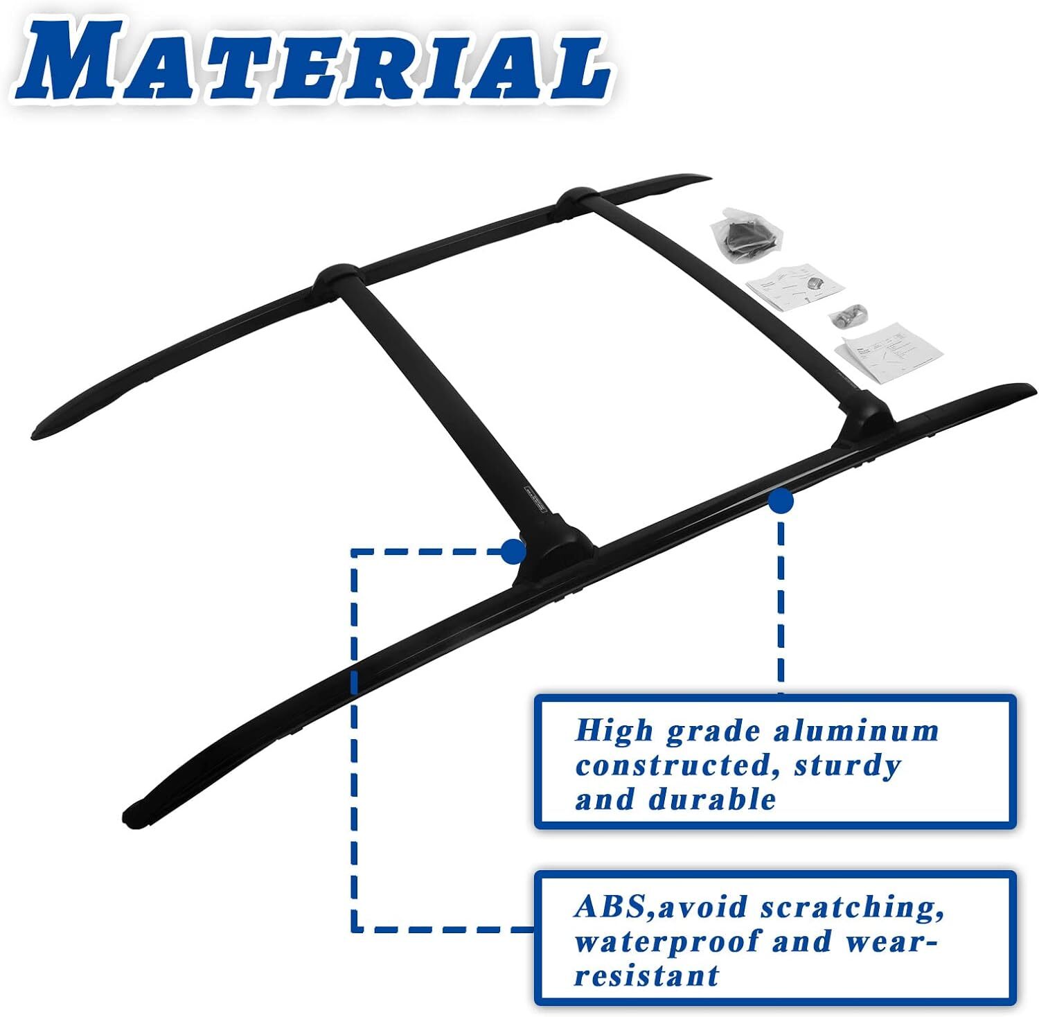 For Honda CRV CR-V 2017-2022 Roof Rack Side Rail Cross Bars Crossbars Top Cargo