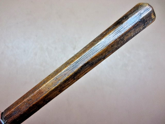 W. Butcher Cast Steel 1/8 in Tang Shallow Gouge Wood Chisel