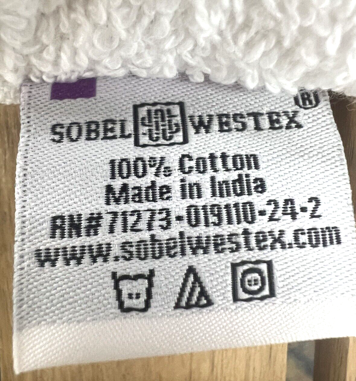 24 Hilton Sobel Westex White Washcloths 100% Cotton 12” x 12” New & Sealed