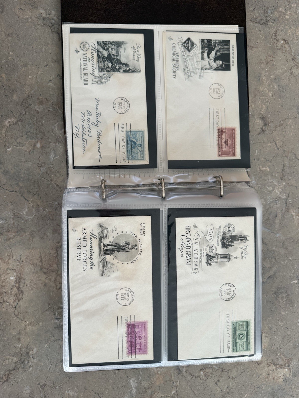 SuperSafe First Day Cover FDC albums with 900 Covers In 9 Albums 1951-2001