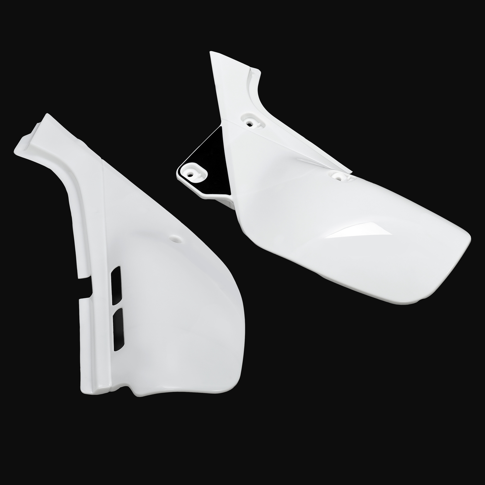 White Side Cover Panel Side Fairing Left+Right Fit For 93-21 Honda XR650L