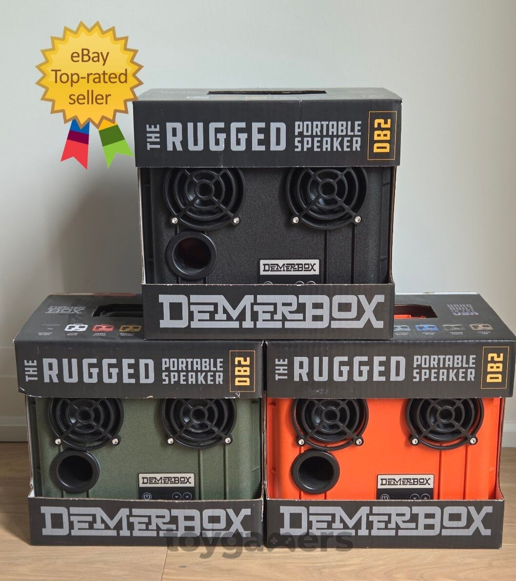 DemerBox DB2 The Rugged Portable Bluetooth Outdoor Speaker | Waterproof | New