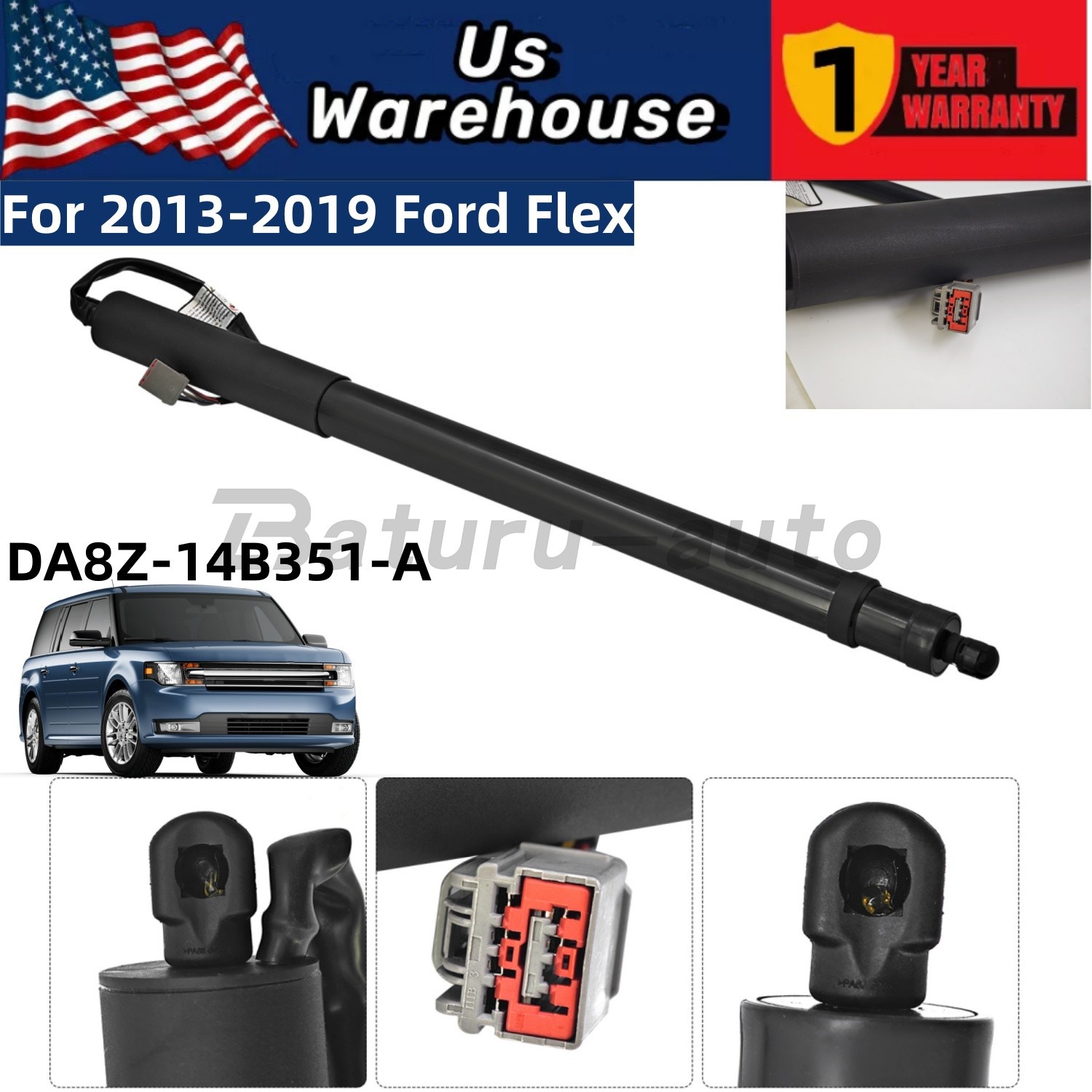 For Ford Flex 2013-2019 Power Liftgate Trunk Shock Motor Actuator #DA8Z-14B351-A