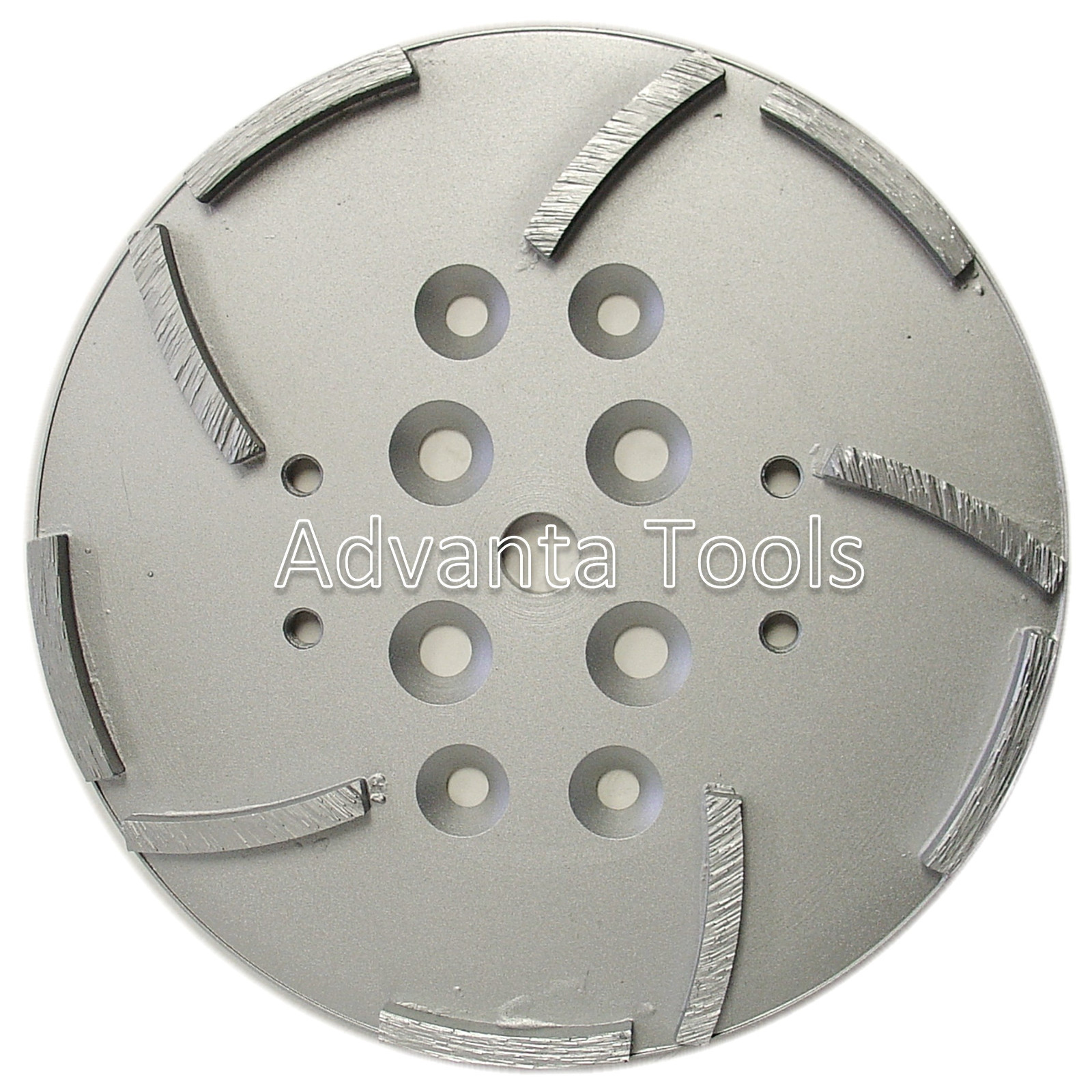 10” Concrete Grinding Head for Edco Blastrac Floor Grinders - 10 Segments