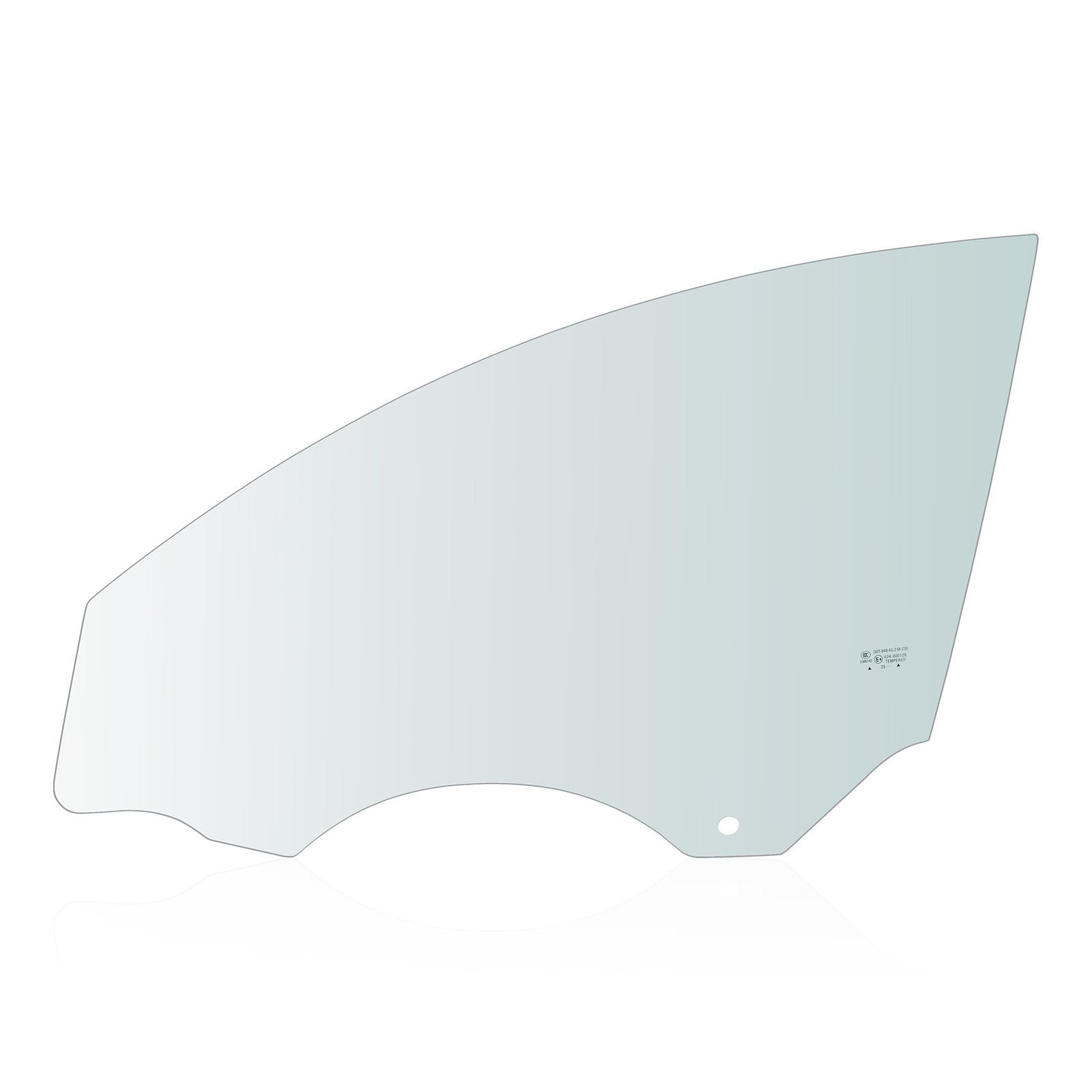 Fits 2020-2025 Tesla Model Y Driver Left Side Front Door Window Glass Tempered