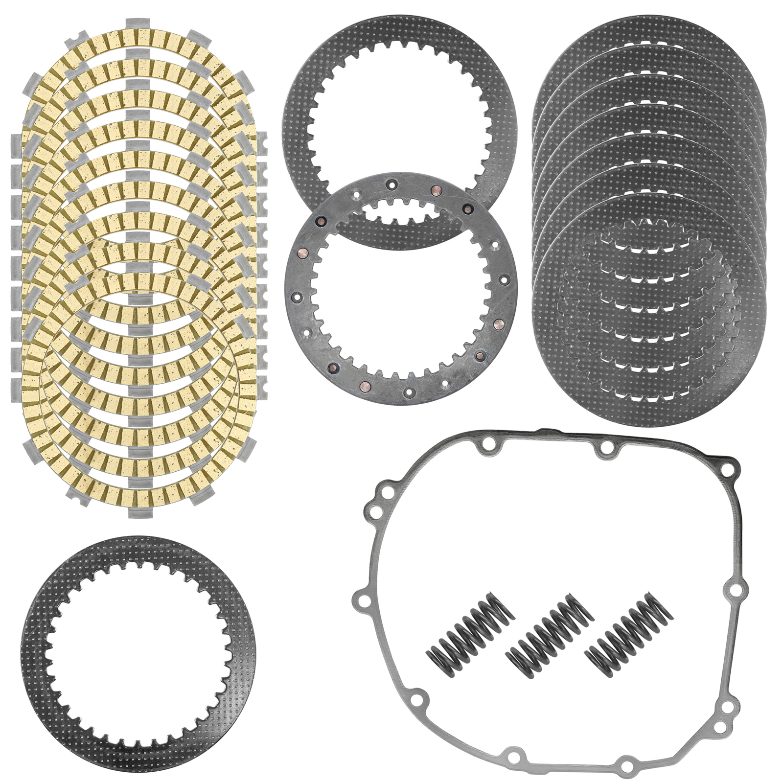 Friction Plates w/ Springs Gasket Kit for Kawasaki Z900 Z900RS ZR900 2017 - 2024