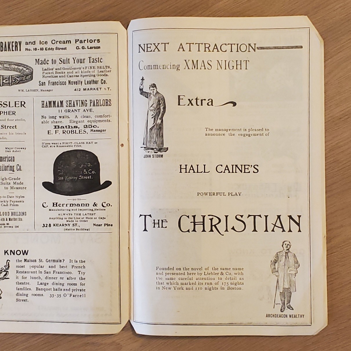 2173----1899 Columbia Theatre San Francisco program