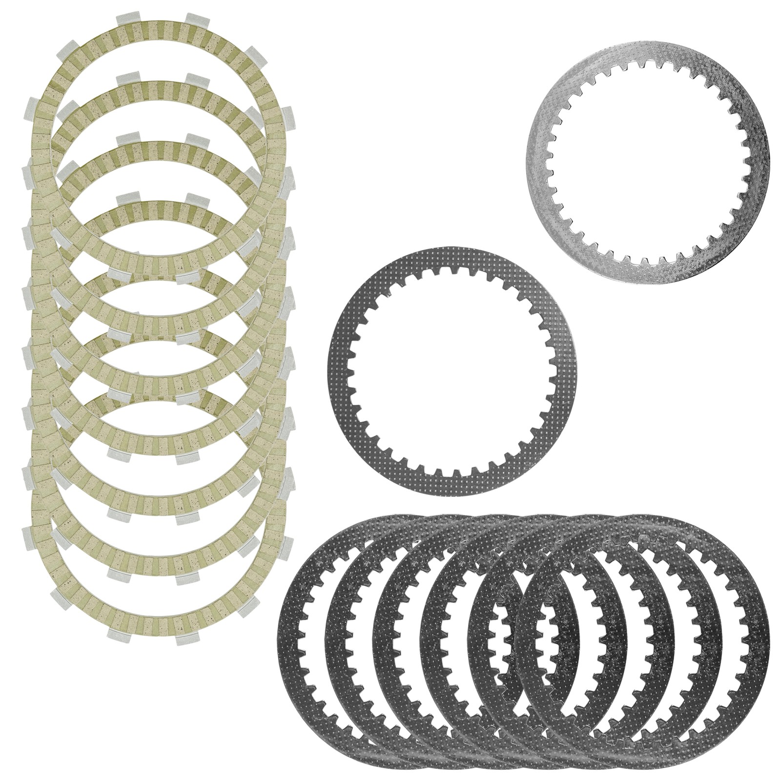Clutch Friction and Steel Plates Kit for Kawasaki Vulcan 1600 VN1600 2003 - 2008