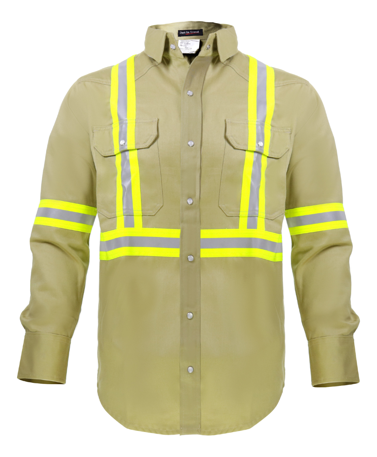 Flame Resistant FR High Visibility Lightweight Work Shirt