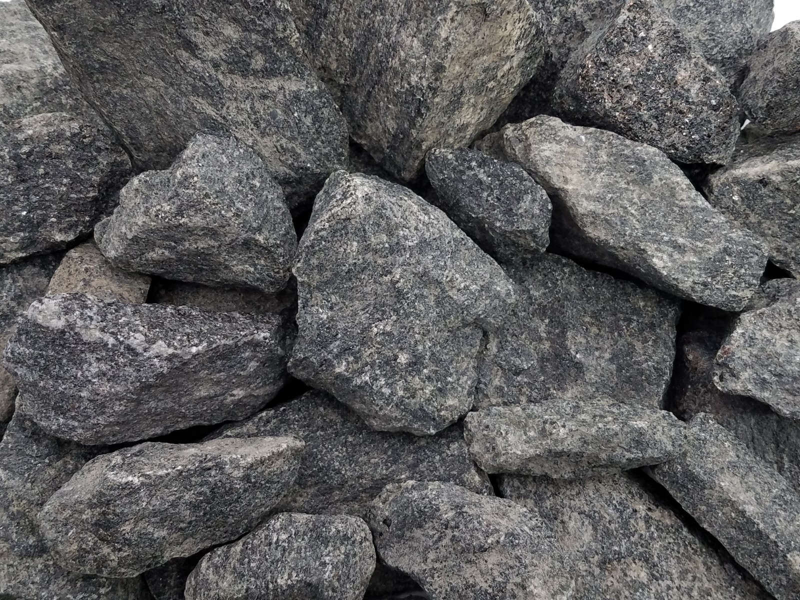 Rocks for Aquarium Stone Decorations 20lbBlack Jagged Granite FishTank Ornaments