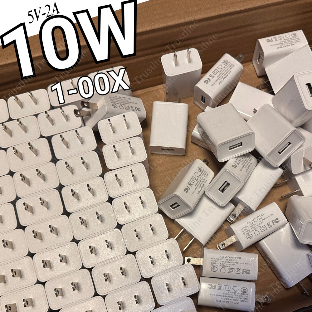 5V 2A USB A Jack Wall Power Adapter 5 Volt 2Amp AC to DC 10W Charger Cube US Lot