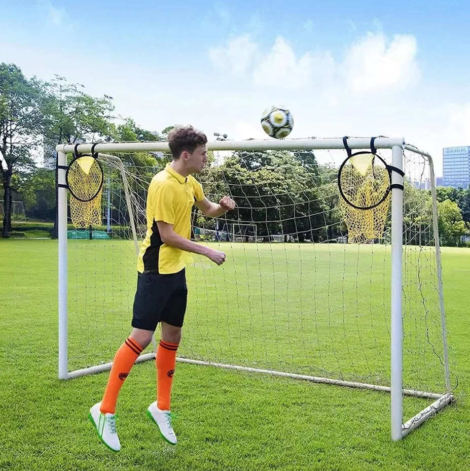 1 pc Soccer Goal Shooting Target Net Easy Attach Accuracy Training Tool