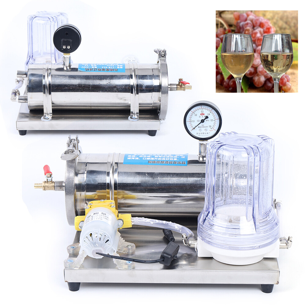 110V Electric Wine Filter| Wine making, Homebrewing White Spirit Strainer Filter