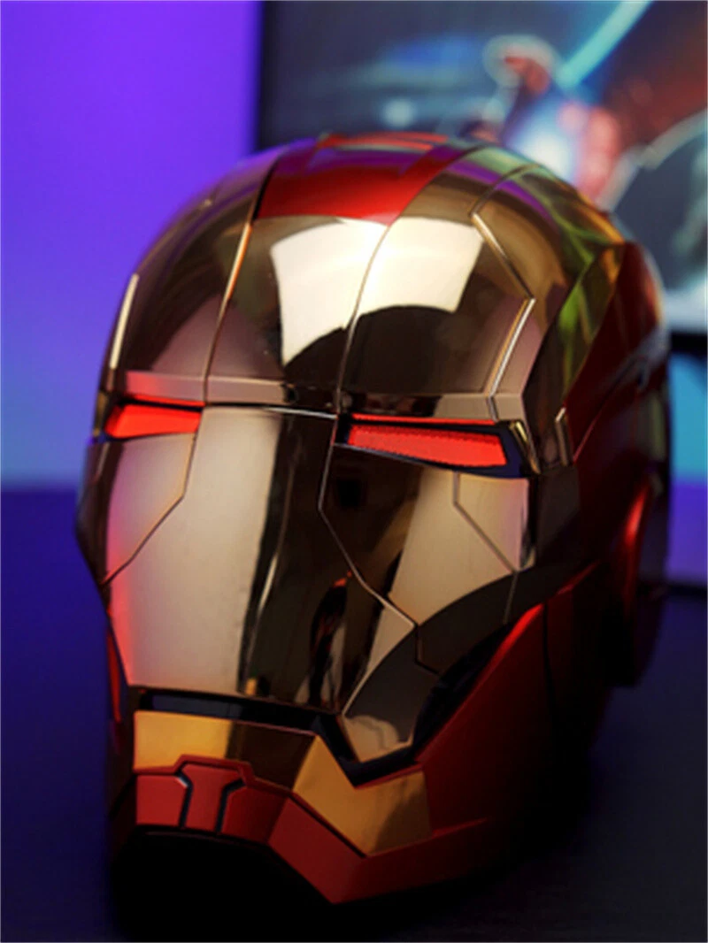 AUTOKING Iron Man MK5 1:1 Helmet Wearable Voice-control Mask Cosplay Golden Ver.