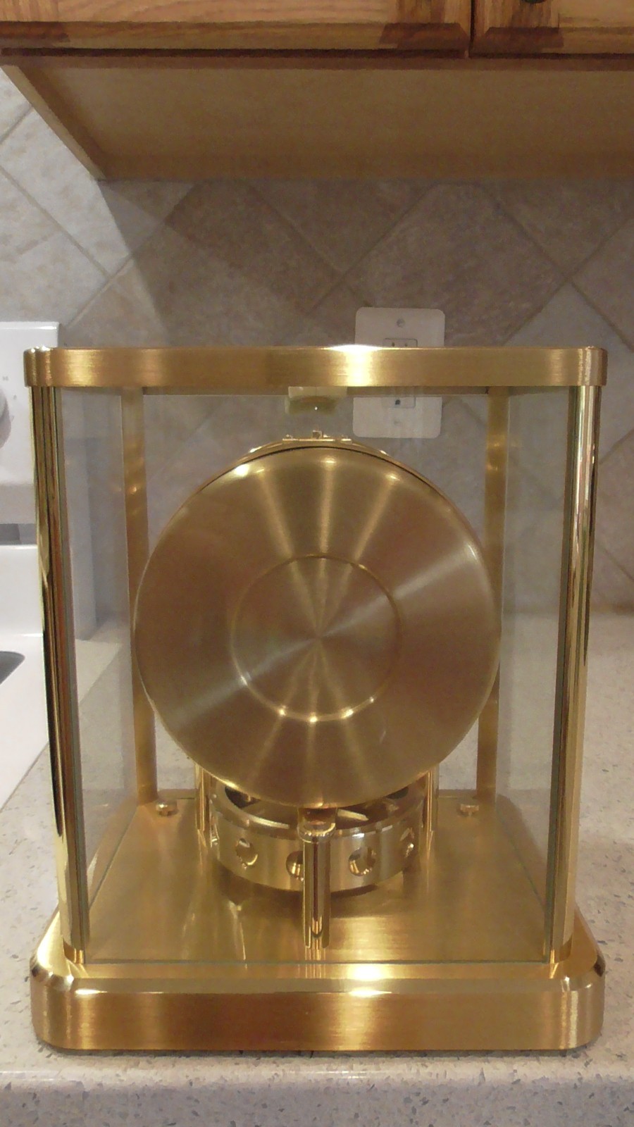 Jaeger LeCoultre 13-Jewel Movement 540 Swiss Mantel Clock Serial Number #649219