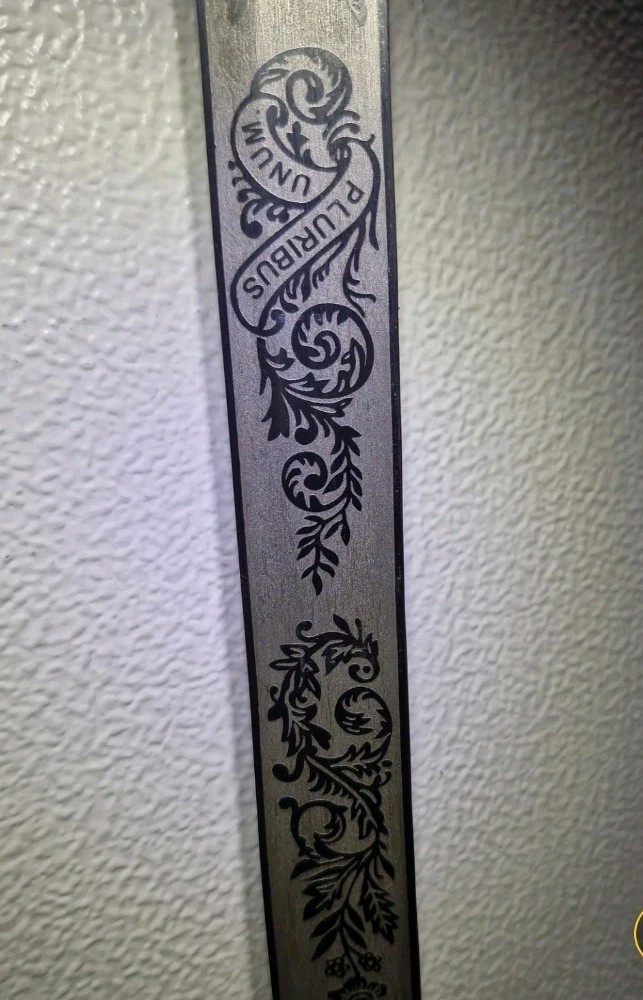 Decorative Brass Handle Naval Officer Dress Sword Replica – Ornate Guard,...