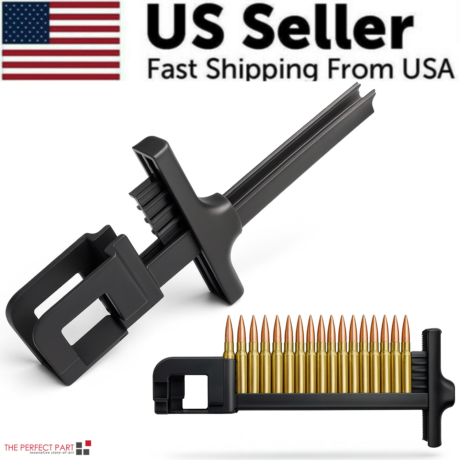 Universal 15 Rounds Speed Loader For Magazine SpeedLoader 2 23 5 56 3 08 7 62 US