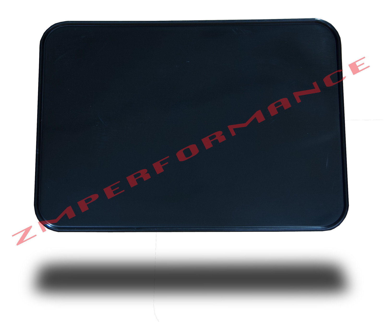 NEW MOTORCYCLE MX ATV AMA LEGAL BLACK REAR NUMBER PLATE 7" x 10" RECTANGLE