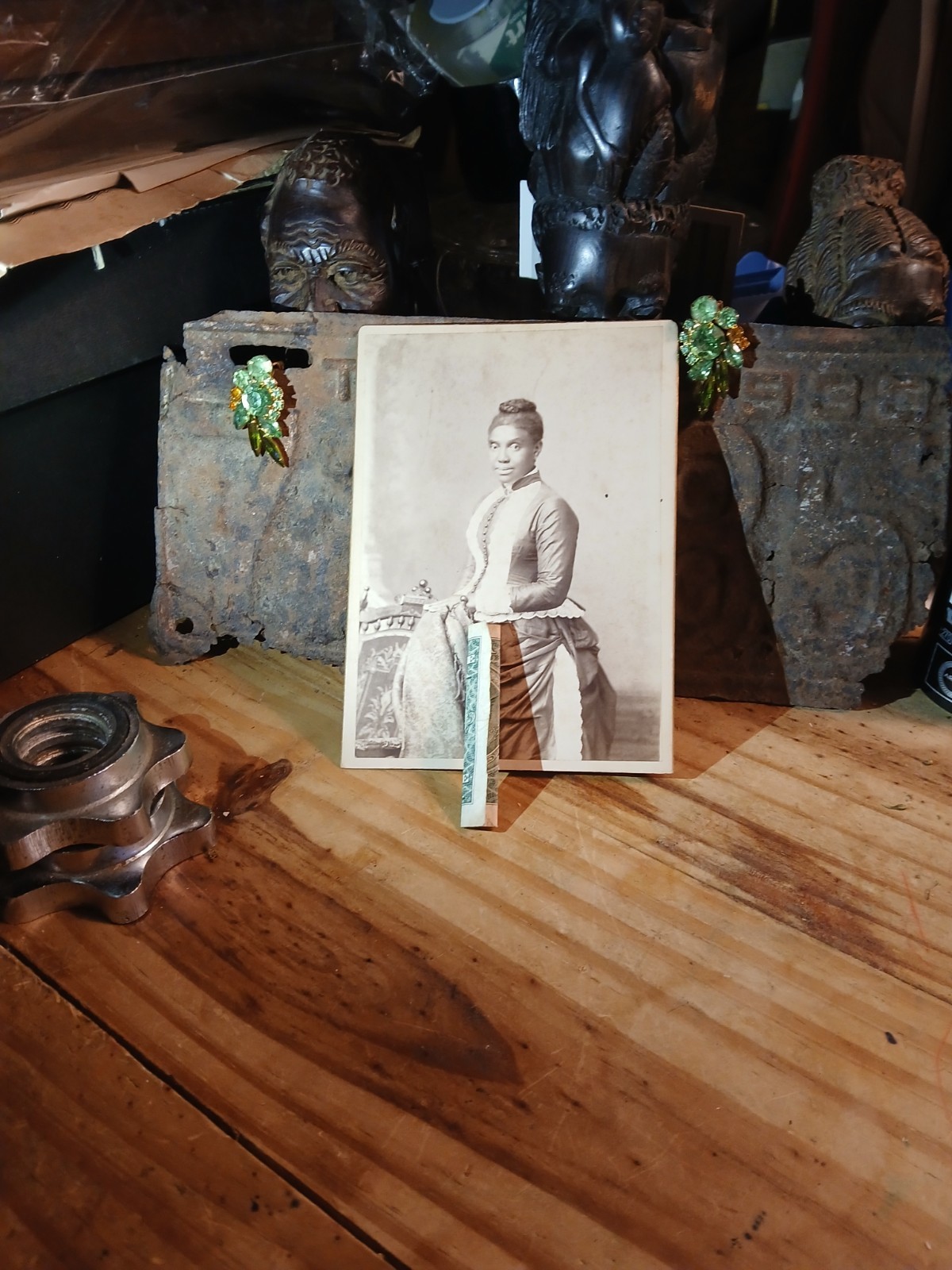 Antique African American Cabinet * FISK Freed Colored School * NASHVILLE TENN