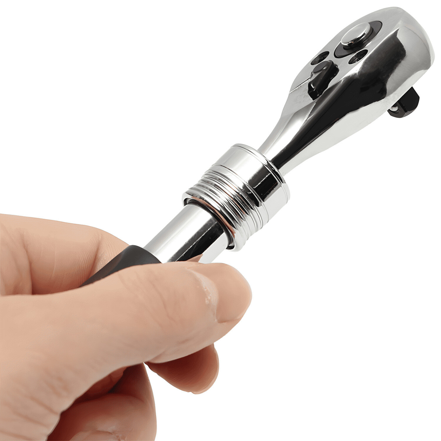 1/4" 3/8" 1/2" Drive Ratchet Socket Wrench Handle Quick-Release Spanner 72 Teeth