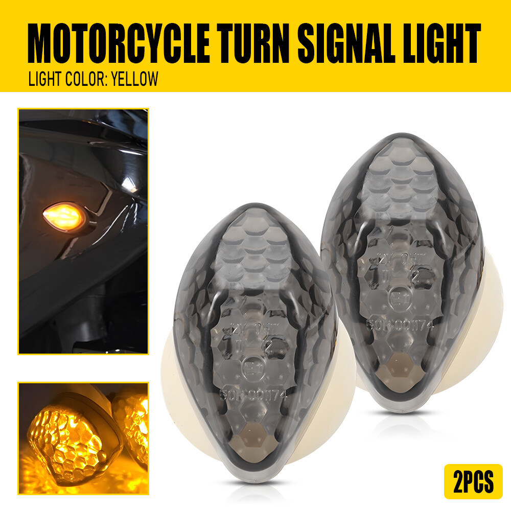 LED Flush Mount Front Turn Signal Blinker Amber For Honda CBR600RR CBR600F4/F4i
