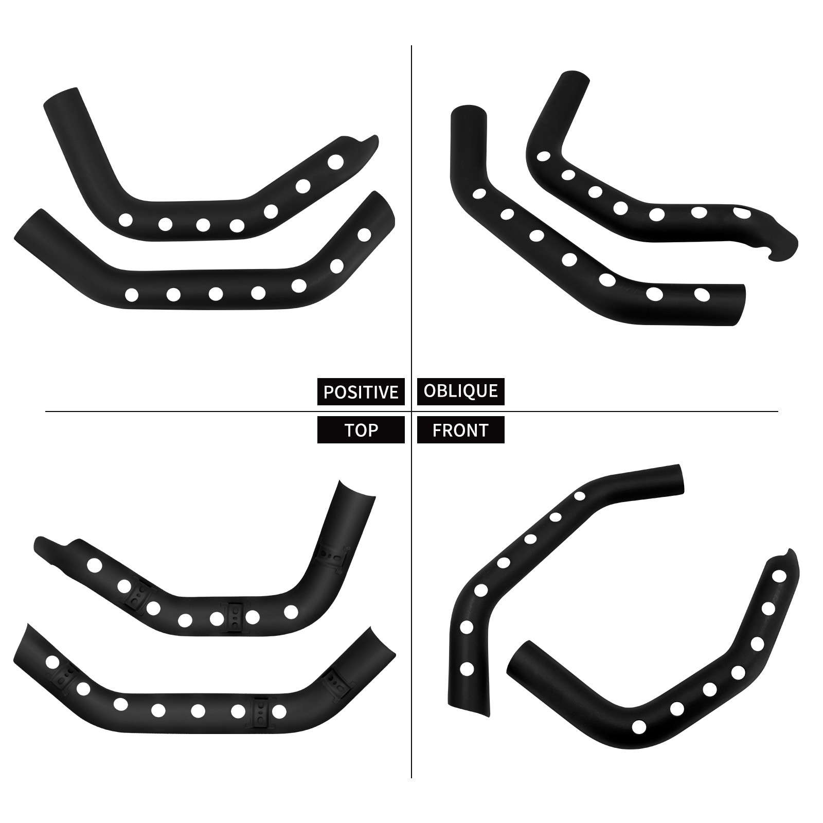 Exhaust Header Cover Pipe Heat Shields Black For Harley Sportster XL883 2004-up