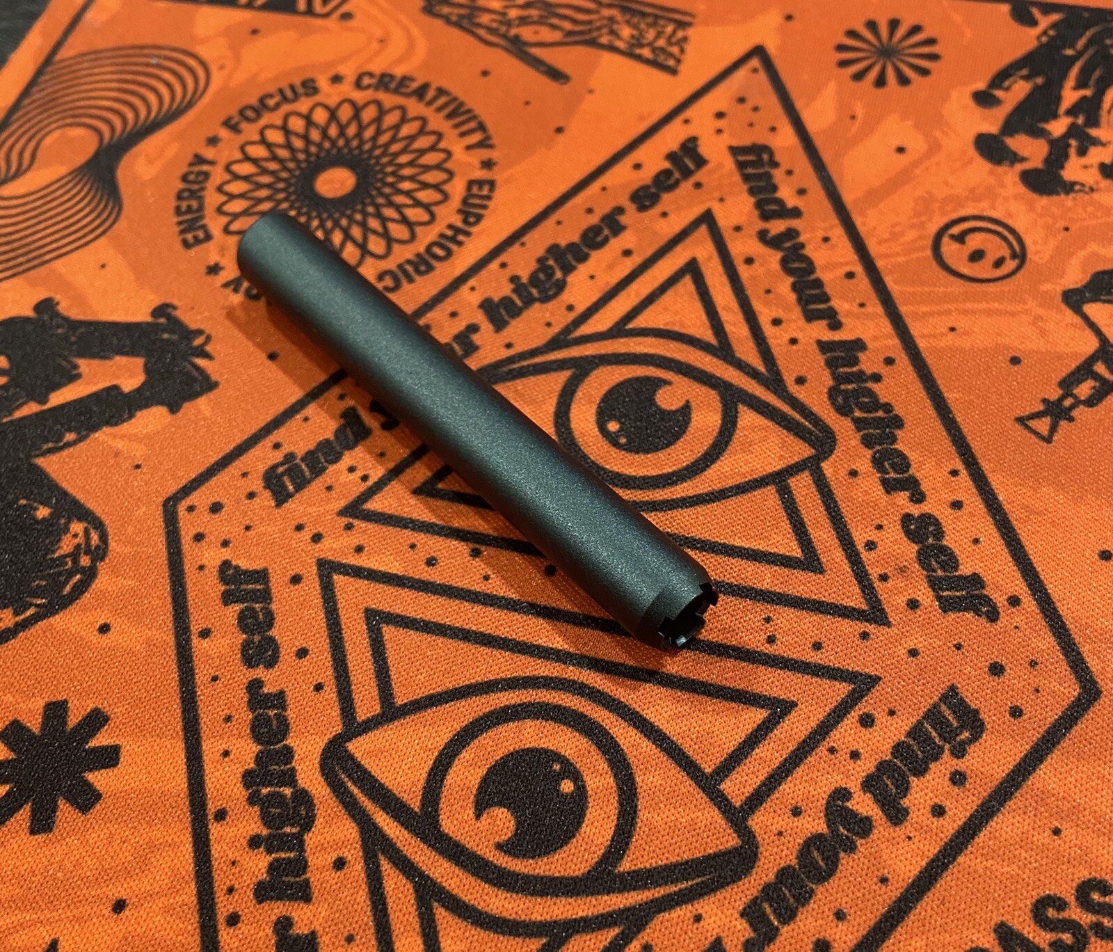 GRAV® Dugout Taster Replacement One Hitter Grinder Black *SHIPS ASAP*