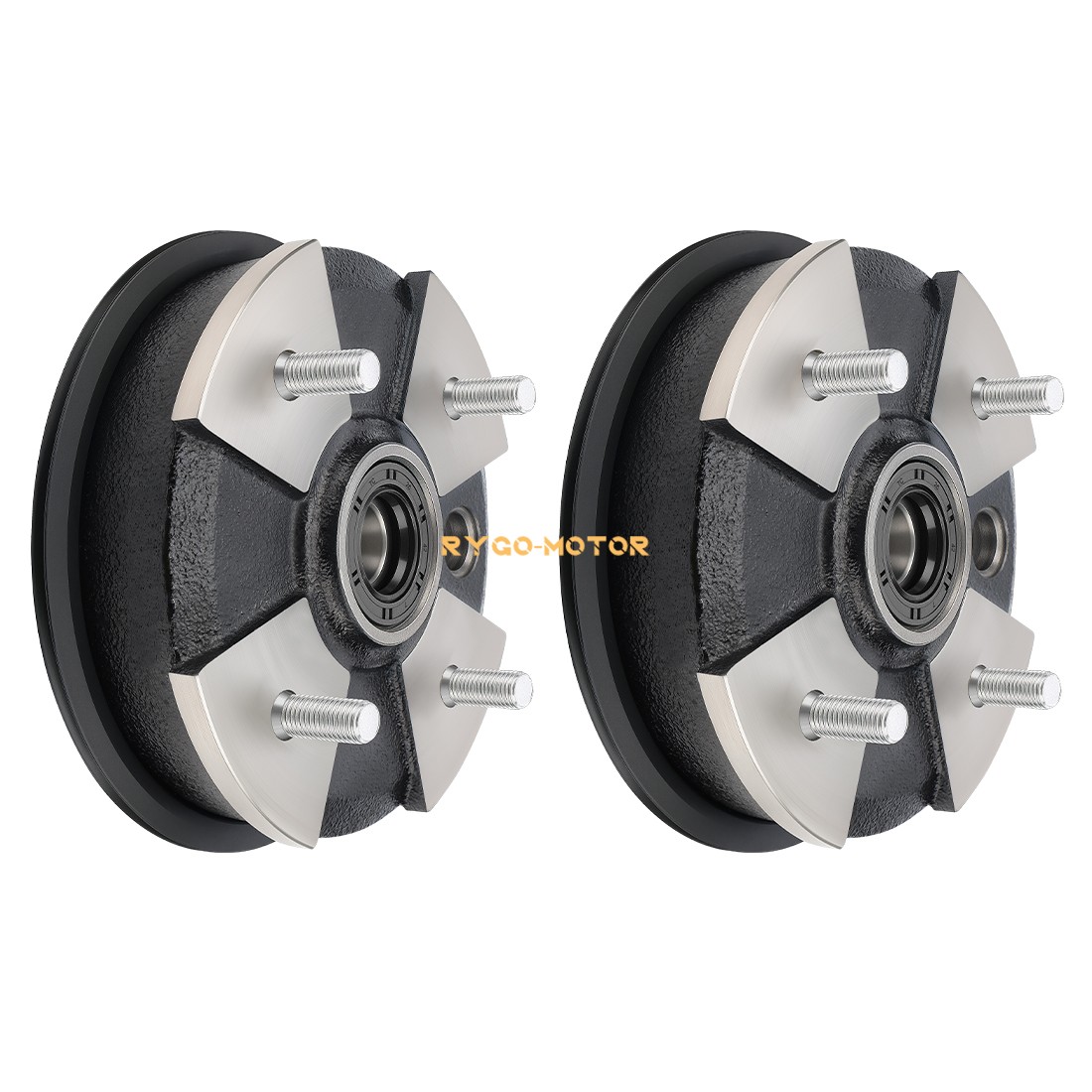 2PCS Front Brake Drum Hub for Honda TRX250 TRX250TM TRX250TE Recon 250 1997-2024