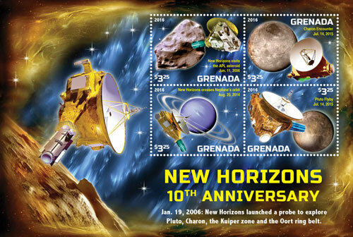 Grenada - 2016 - Space - New Horizons 10th Anniversary - Sheet Of 4 - MNH