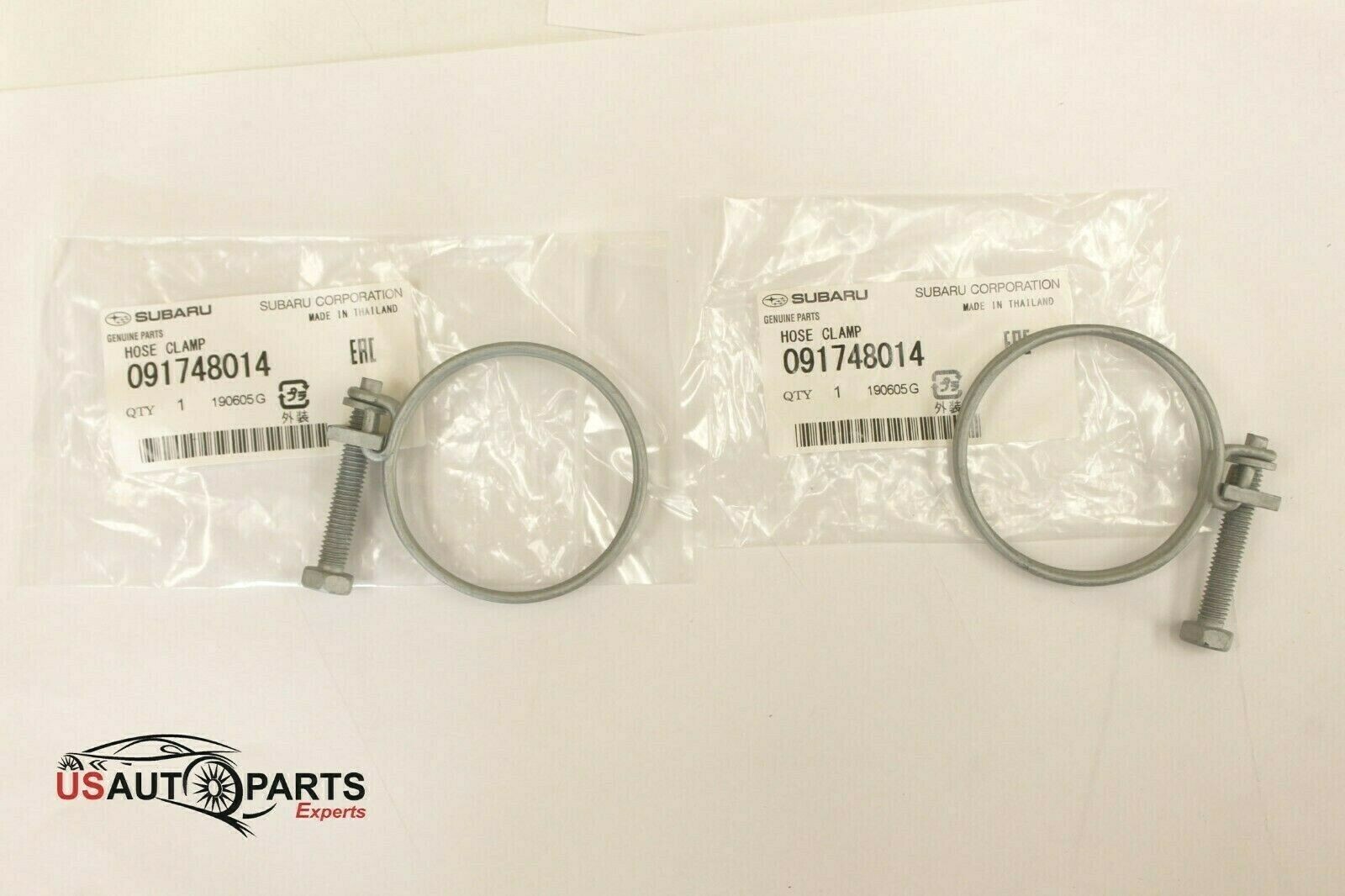 Set of 2 - Genuine Subaru Radiator Hose Clamp For Impreza Forester Legacy 90-06