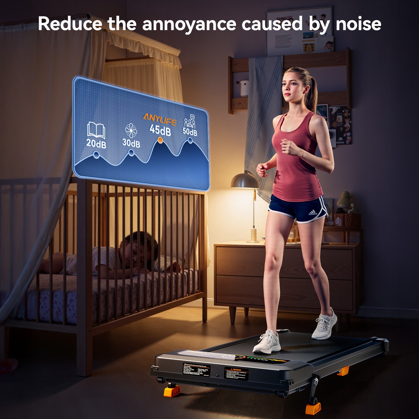 New 10% lncline Walking Pad，4-in-1 Walking Pad Treadmill With remote control