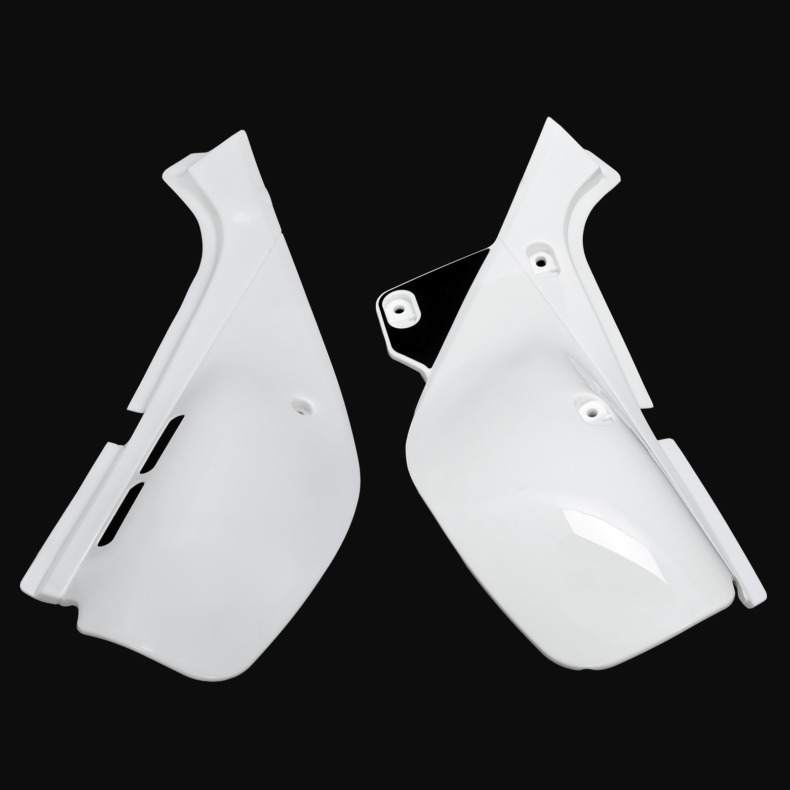 White Side Cover Panel Side Fairing Left+Right Fit For 93-21 Honda XR650L