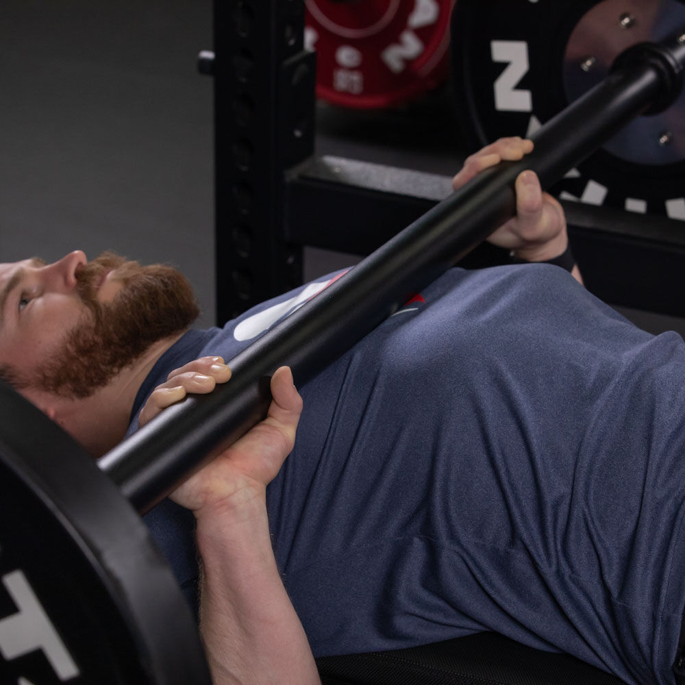 Titan Fitness 7 FT Axle Barbell, Fat Grip Strength Training, Olympic Bar