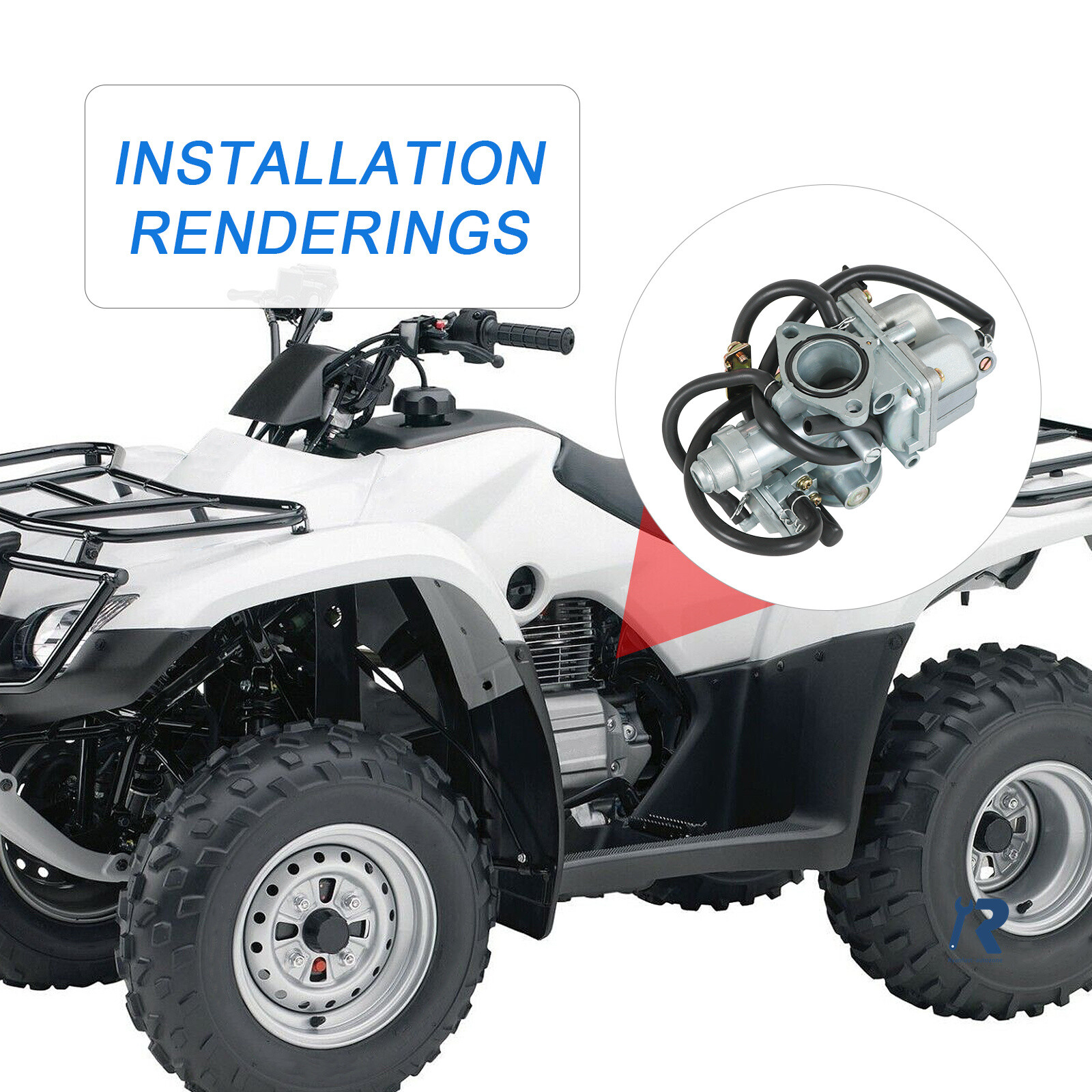 Carburetor Kit for Honda Recon 250 TRX250 TRX250TE TRX250TM 97-07 16100-HM8-B01