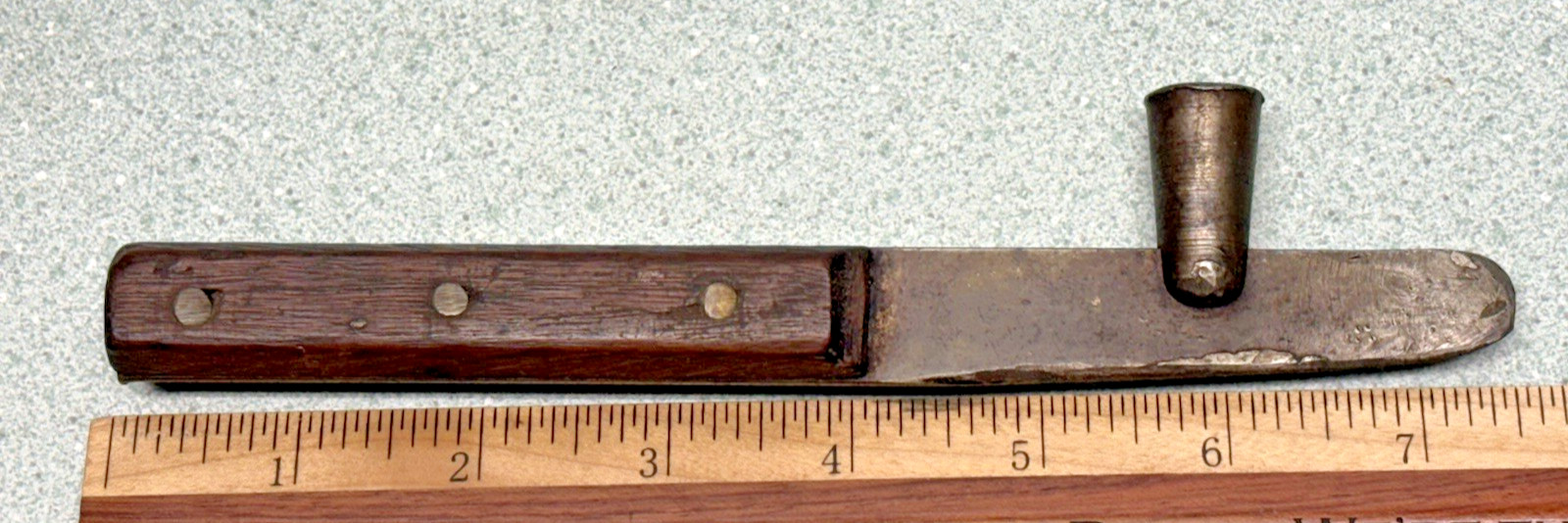 Vintage Antique Wood Handle Cigar Box Knife Opener Hammer Tool NICE