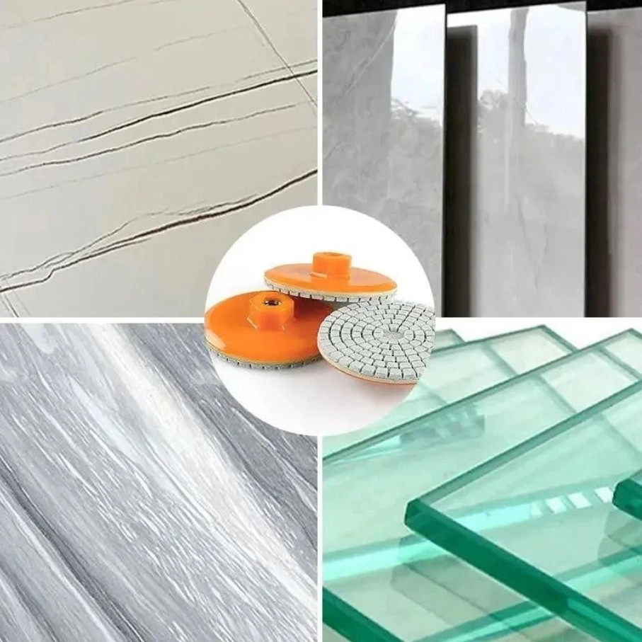 80mm Ceramic Tile Polishing Disc for Angle Grinder Stone Marble Edge Grinding