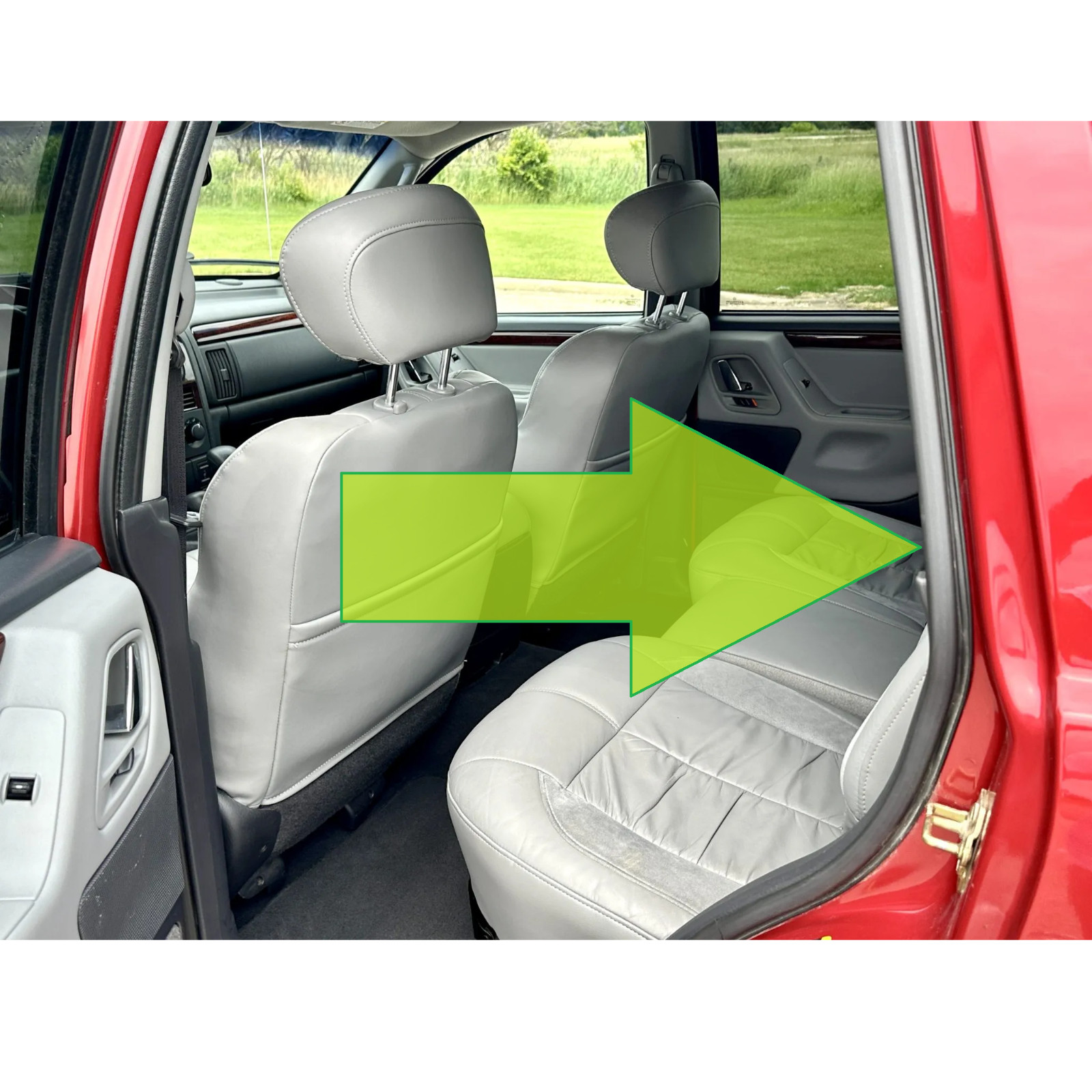 Jeep Grand Cherokee WJ 5-Piece Rubber Seal Weatherstrip Set Doors & Liftgate