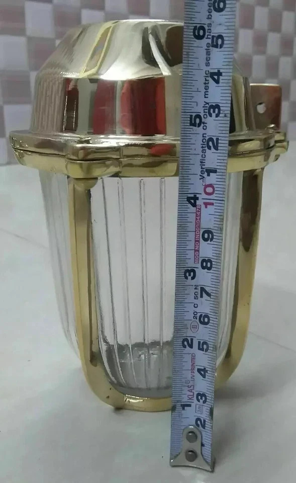 Nautical Maritime Style Marine Antique Brass Wall Mount Indoor Outdoor Light