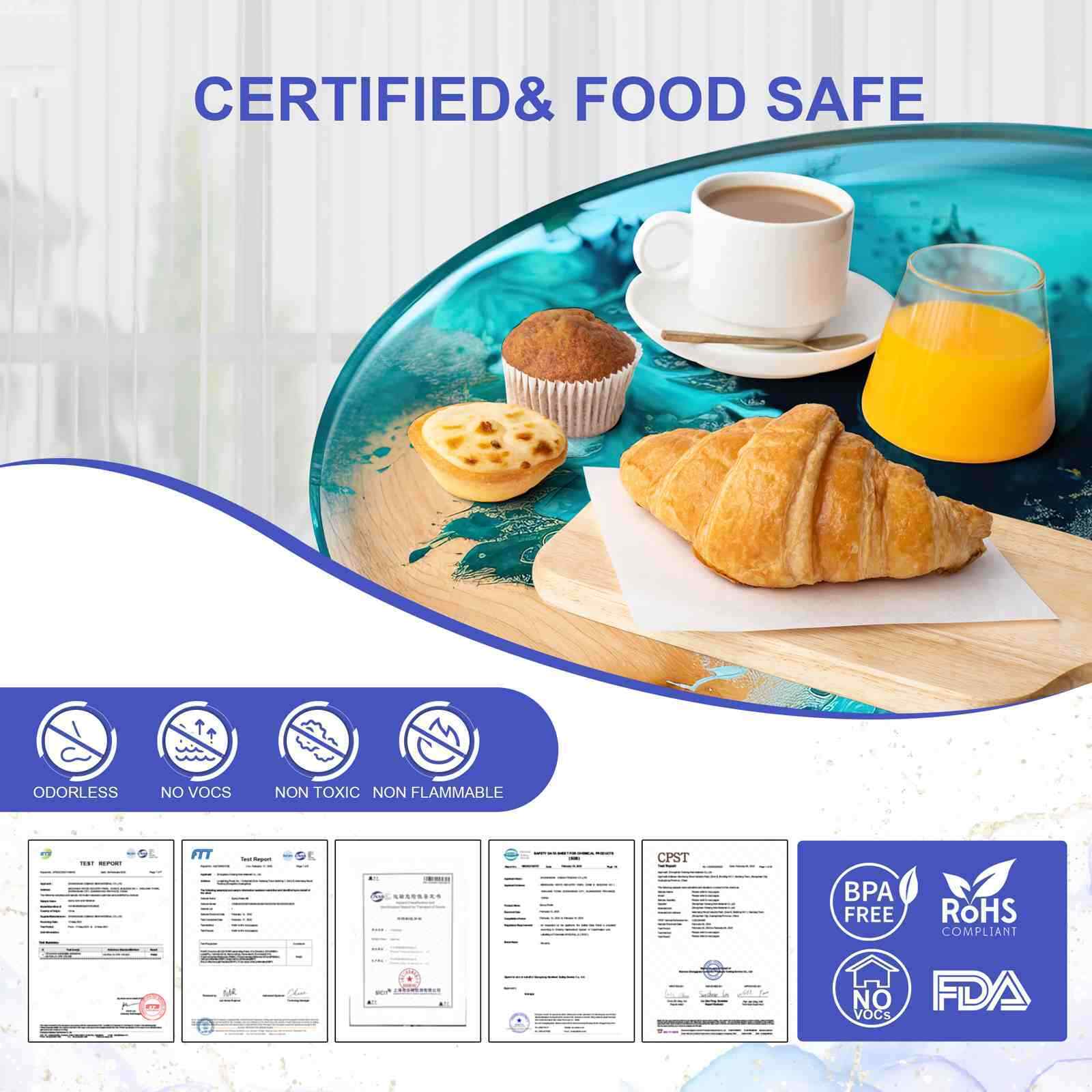 Deep Pour 750g/24oz 1.5kg/48oz 3kg/96oz 6kg/192oz 12kg/384oz 2:1 Epoxy Resin Kit