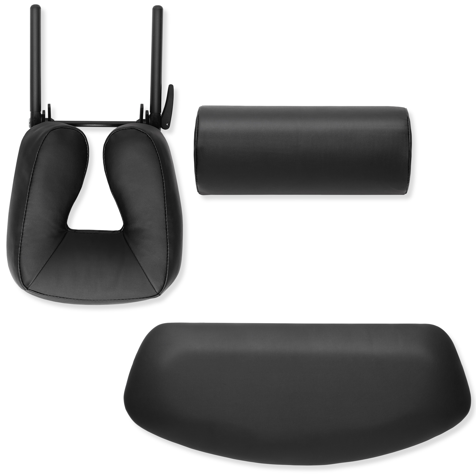 Professional Electric Lift Massage Table with Headrest, Face Cradle and Bolster