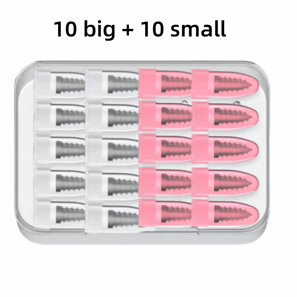 20 Pcs Tire Repair Rubber Nail Screw Tire Plugs Quick Puncture for Car