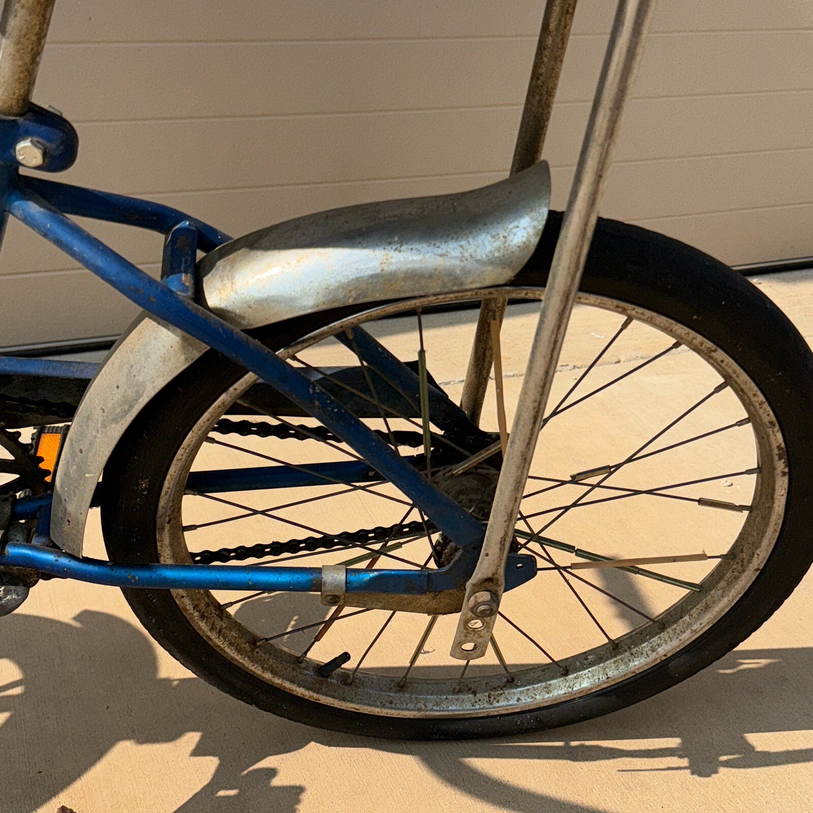 Western Flyer Huffy Bike Muscle Bike Blue White Huffy Banana Seat