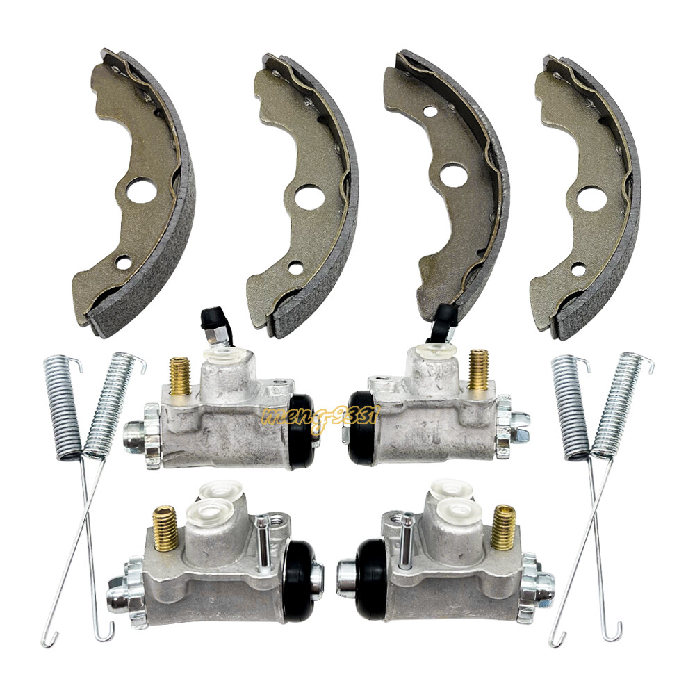 Front Brake Wheel Cylinders w/Shoes ALL 4 for Honda Rancher 350 400 2004-2007