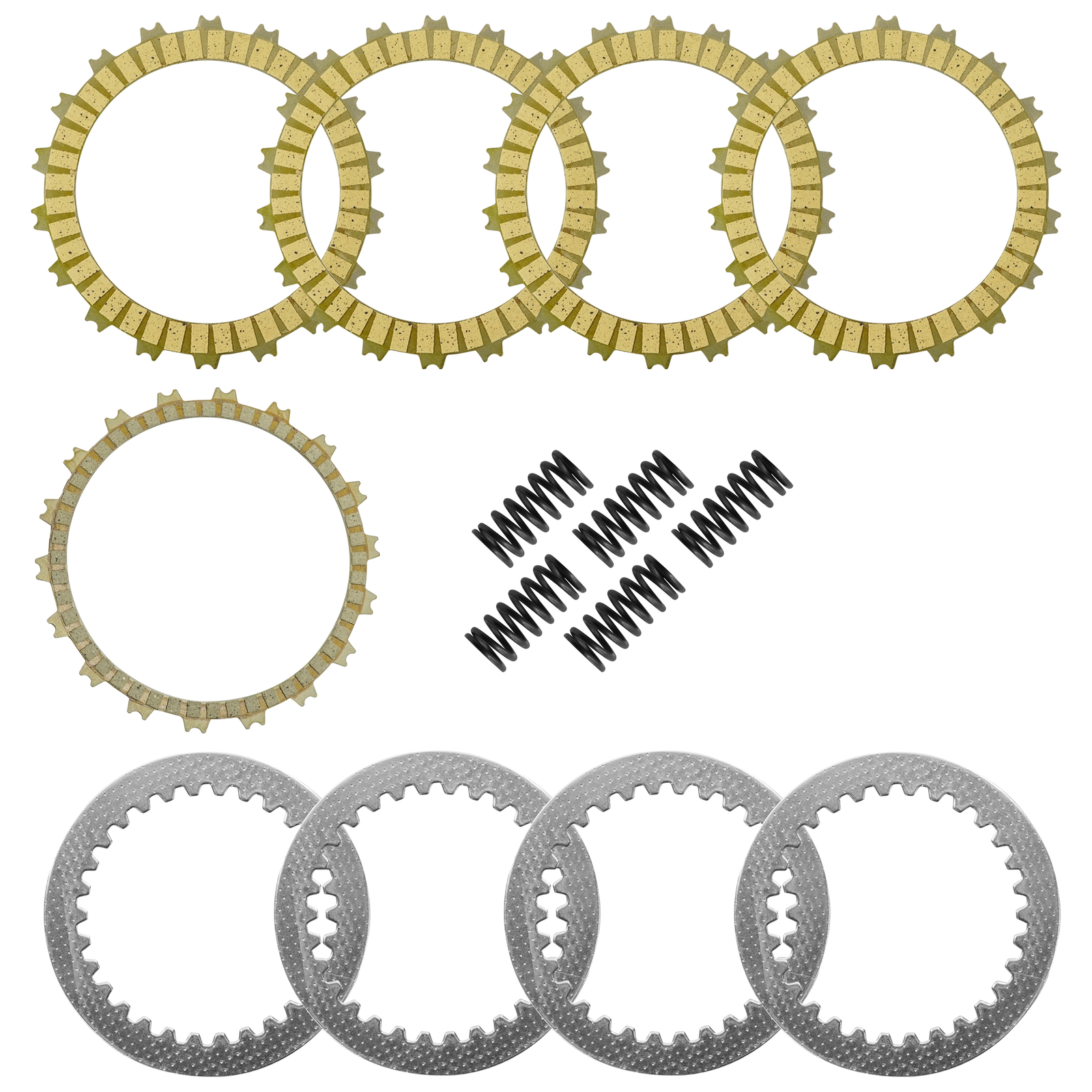 Clutch Friction Steel Plates Kit for Honda CBR300R 2015-2020 / CB300F 2015-2018