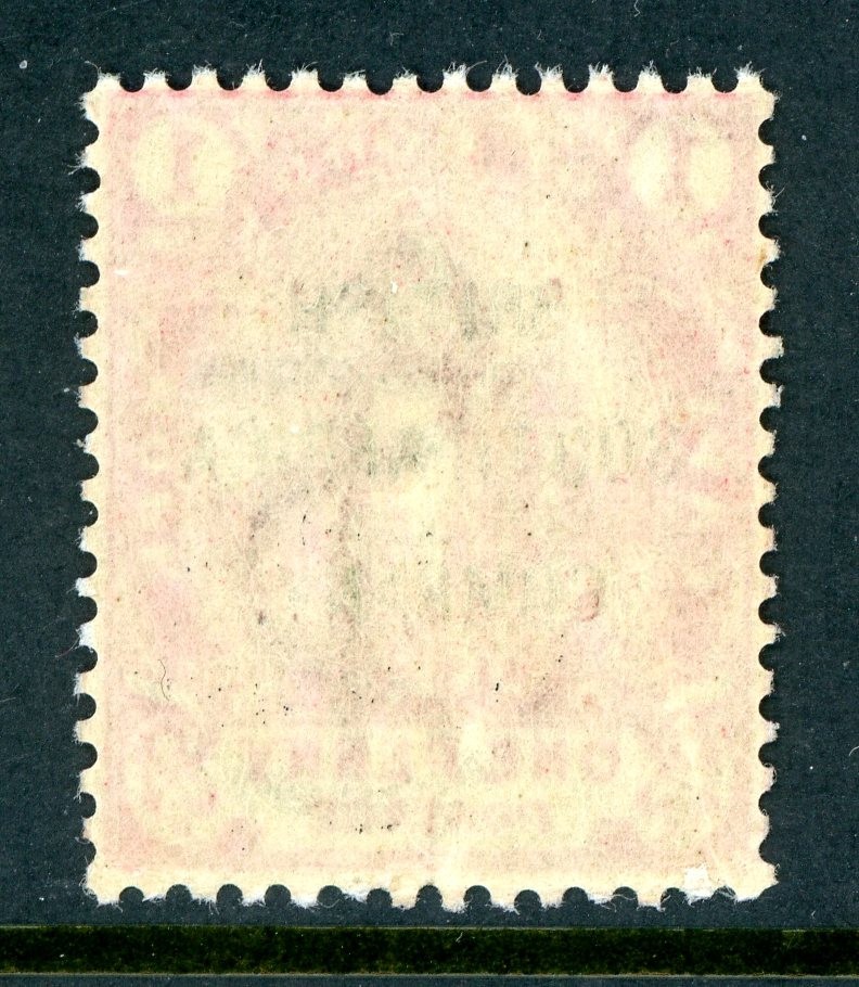 Rhodesia 1896 British QV 1p Rose Red COGH Overprint SG #59 MNH S508