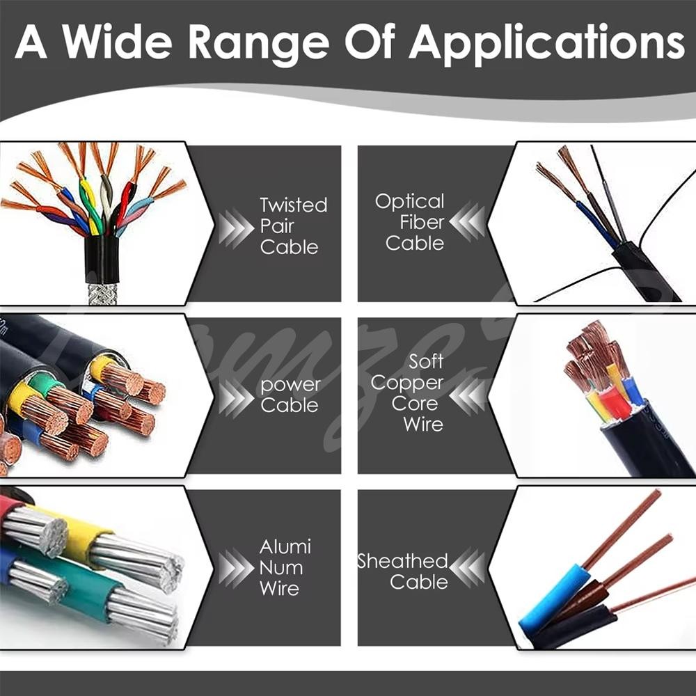 Manual Wire Stripping Machine Drill Powered Hand Crank Wire Stripper Tool 1-25MM